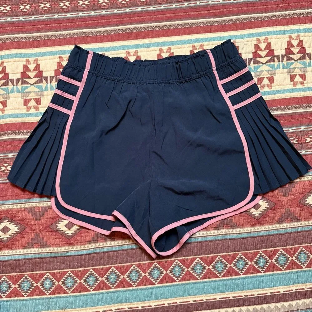NWT Women's Fisoew Navy Athletic Shorts small